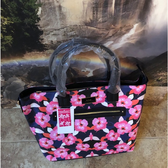 TRINA TURK FLORAL TOTE BAG - Picture 5 of 11